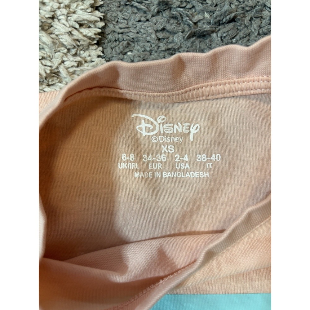 Disney The Little Mermaid Pajama Set Women's 2-Piece Sebastian Pink  Womens XS - Picture 3 of 4